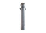 Schake Stilpoller Typ 40140B/2, ortsfest, zum Einbetonieren, Ø 140mm + Alukugel, beschichtet, eisenglimmer + 2 Ösen)