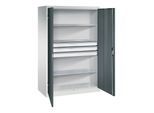 C+P Werkzeugschrank mit Schubladen Acurado, 1950x1200x600mm, 7035/7016 ; C + P Möbelsysteme (8932-5030|S10349)