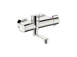 Hansa Infrarot-Waschtischwandarmatur HANSAELECTRA Batteriebetr., THM, Ausl. 186mm, chrom (08866201)