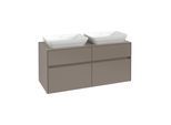 V&B Waschtischunterschrank Collaro 120x54,8x50cm, f 2 WT, LED 8,8W, ca Gr ; Villeroy & Boch (C115B0VN)