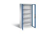 C+P Werkzeugschrank Acurado, H1950xB930xT400mm, Front Enzianblau, Korpus Lichtgrau (8920-055) ; C + P Möbelsysteme (8920-055|S10112)