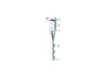 Einschraubbodenhülse tzn 91x650 mm ; E-NORMpro (4317784410144)