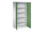 C+P Büroschrank Acurado, 1950x930x600mm, 7035/6011 ; C + P Möbelsysteme (9290-000|S10699)