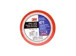 3M PVC-Klebeband weich, Farbe: RED (471IW-R50-D)