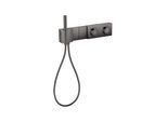 hansgrohe Fertigset Select Axor Edge UP-Thermostat, 2 Verb, Dia.Schl, pol. bla vc (46701330)