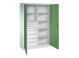 C+P Werkzeugschrank mit Schubladen Acurado, 1950x1200x500mm, 7035/6011 ; C + P Möbelsysteme (8931-305|S10345)