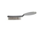 PFERD TOOLS Handbürste mit Kunststoffkörper und ergonomischem Griff HBUP 4reihig Edelstahl-Draht-Ø0,40 (43674512)