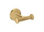 hansgrohe Handtuckhaken Axor doppelt, Wandmontage, brushed gold optic (42812250)