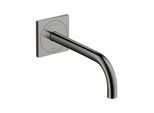 hansgrohe Elektronischer Waschtischmischer Axor Uno UP, Ausl. 225mm, polished black chrome (38120330)