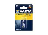 VARTA Batterie LONGLIFE 9V E-Block, 1-er Bli. (4122101411)