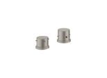 hansgrohe Fertigmontageset Axor Starck 2-L-W-Ran-Arm, m Thermostat, Edelstahl-Optik (10480800)