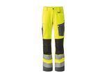 Holex Warnschutz-Bundhose, gelb / grau, Konfektionsgröße 24 (091650 24)
