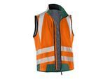 Kübler PSA Reflectiq Weste 7207 warnorange/moosgrün M ; Kübler Workwear (7207 8340-3765-M)