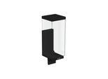 hansgrohe Lotionssp Axor Uni Rectangular Glas, Wandmontage, mattschwarz (42610670)