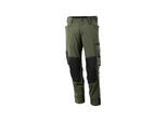 Mascot Hose mit Knietaschen, Stretchstoff Hose Größe 90C48, moosgrün (17179-311-33-90C48)