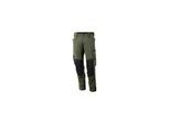 Mascot Hose mit Knietaschen, Stretchstoff Hose Größe 76C54, moosgrün (17179-311-33-76C54)