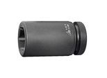 HOLEX IMPACT-Steckschlüsseleinsatz 6-kant 1" extra lang 24 mm (653200 24)