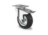 CASCOO Lenkrolle mit Totalfeststeller ø 200 mm Serie SWS4 (el. leitfähig) Rollenlager (TPP58W0200SWS4R0NE)