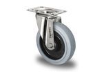 CASCOO Lenkrolle ø 160 mm Serie R4E2 Kugellager Edelstahl (SIP5OS0160R4E2S34)