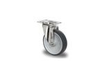 CASCOO Lenkrolle ø 80 mm Serie P2W2 Gleitlager Edelstahl (SIP26S0080P2W2L0N)