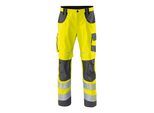 Kübler PSA Reflectiq Hose 2207 warngelb/anthrazit 24 ; Kübler Workwear (2207 8340-3497-24)