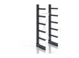 STIER Kragarmregal schraubbar einseitig 1 Feld mit 5 Ebenen 1280x3130x400mm (906831)