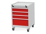 Bedrunka+Hirth Mobiler Schubladenschrank T 500 R 18-16 mit 4 Schubladen (46.301BR80)