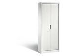 C + P Rollladenschrank Omnispace, 5 OH, abschliessbar, B 800 x T 420 x H 1980 mm, Stahl/Kunststoff, verkehrsweiss