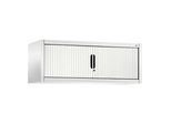C + P Rollladenschrank Omnispace, abschliessbar, B 1200 x T 420 x H 450 mm, Stahl/Kunststoff, verkehrsweiss