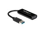 StarTech.com USB auf VGA Adapter - Externe Grafikkarte - USB 3.0 - Slim - 1080p - Multi Monitor Adapter - Videoadapter - TAA-konform - USB Typ A männlich zu HD-15 (VGA)