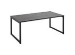 Mid.you Couchtisch, Schwarz, Metall, Holzwerkstoff, rechteckig, eckig, 60x45x110 cm, Wohnzimmer, Wohnzimmertische, Couchtische