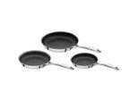 Henckels by Zwilling Pfannenset Paradigm, Metall, 3-teilig, rund, Kochen, Pfannen, Pfannensets
