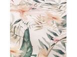 Dekostoff Fantasie-Lilien "Lorena", natur-color