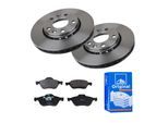 ATE Bremsensatz, Scheibenbremse 142022603 Vorderachse belüftet 280mm 24mm für RENAULT DACIA NISSAN