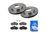 ATE Bremsensatz, Scheibenbremse 142022158 Vorderachse belüftet 256mm 24mm für Volvo MITSUBISHI HYUNDAI