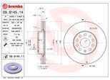 BREMBO Bremsensatz, Scheibenbremse Bremsensatz-Vorn und Hinten sg00000eus Hinterachse voll 288mm 10mm für Citroën Ford Roewe (SAIC) Fiat Zhonghua (BRI