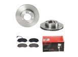 BREMBO Bremsensatz, Scheibenbremse Bremsensatz-Vorderachse ijdtiddqh1 Vorderachse innenbelüftet 302mm 28mm für Opel Vaughall RENAULT NISSAN
