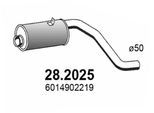 ASSO Vorschalldämpfer 282025 für Mercedes