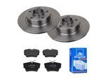 ATE Bremsensatz, Scheibenbremse 142022128 Hinterachse voll 280mm 12mm für Opel Vaughall RENAULT NISSAN Fiat