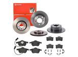 BREMBO Bremsensatz, Scheibenbremse Bremsensatz-Vorn und Hinten sg00000ecz Hinterachse voll 312mm 10mm für Peugeot Citroën Ford MG (SAIC) Roewe