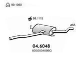 ASSO Mittelschalldämpfer 046048 für VW