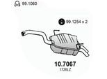 ASSO Endschalldämpfer 107067 für AUTOBIANCHI TALBOT Peugeot