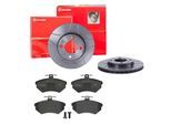 BREMBO Bremsensatz, Scheibenbremse Bremsensatz-Vorderachse MAX LINE / STANDARD sk8k0f2ec5 Vorderachse Geschlitzt 239mm 20mm für VW (SVW) Audi SEAT