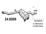ASSO Mittelschalldämpfer 246009 für Fiat LANCIA