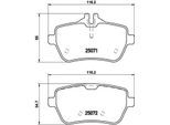 BREMBO Bremsensatz, Scheibenbremse Bremsensatz-Hinterachse COATED DISC LINE / STANDARD sg00000b62 Hinterachse Gelocht/innenbel. 320mm 24mm für MERCEDE