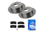 ATE Bremsensatz, Scheibenbremse 142022624 Hinterachse voll 302mm 10mm für Peugeot Citroën JEEP MITSUBISHI Chrysler