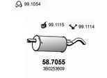 ASSO Endschalldämpfer 587055 für VW