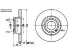 ATE Bremsensatz, Scheibenbremse ijf141biy7 Vorderachse voll 239mm 9mm für Skoda SEAT VAG