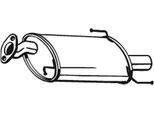 BOSAL Endschalldämpfer 185233 für Vaughall