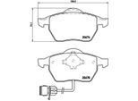 BREMBO Bremsensatz, Scheibenbremse Bremsensatz-Vorn und Hinten sg00000eze Hinterachse voll 245mm 10mm für LANCIA ALFA ROMEO Fiat VW Skoda SEAT Audi ZH
